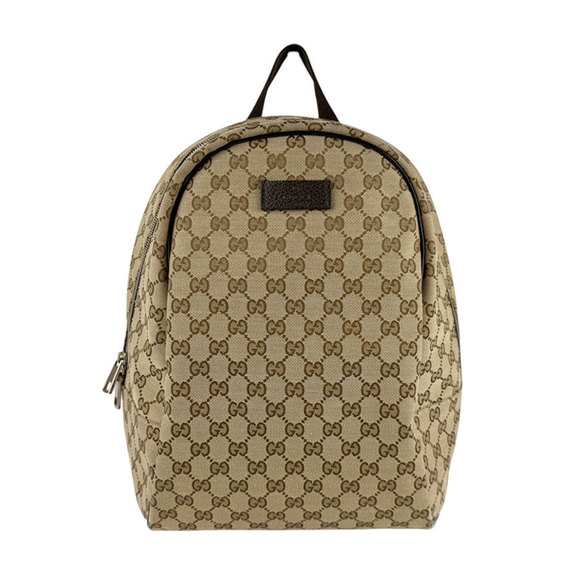 Gucci GG Canvas Backpack, Brown, Men's/Women's, 449906 z6275 - Picture 1 of 5